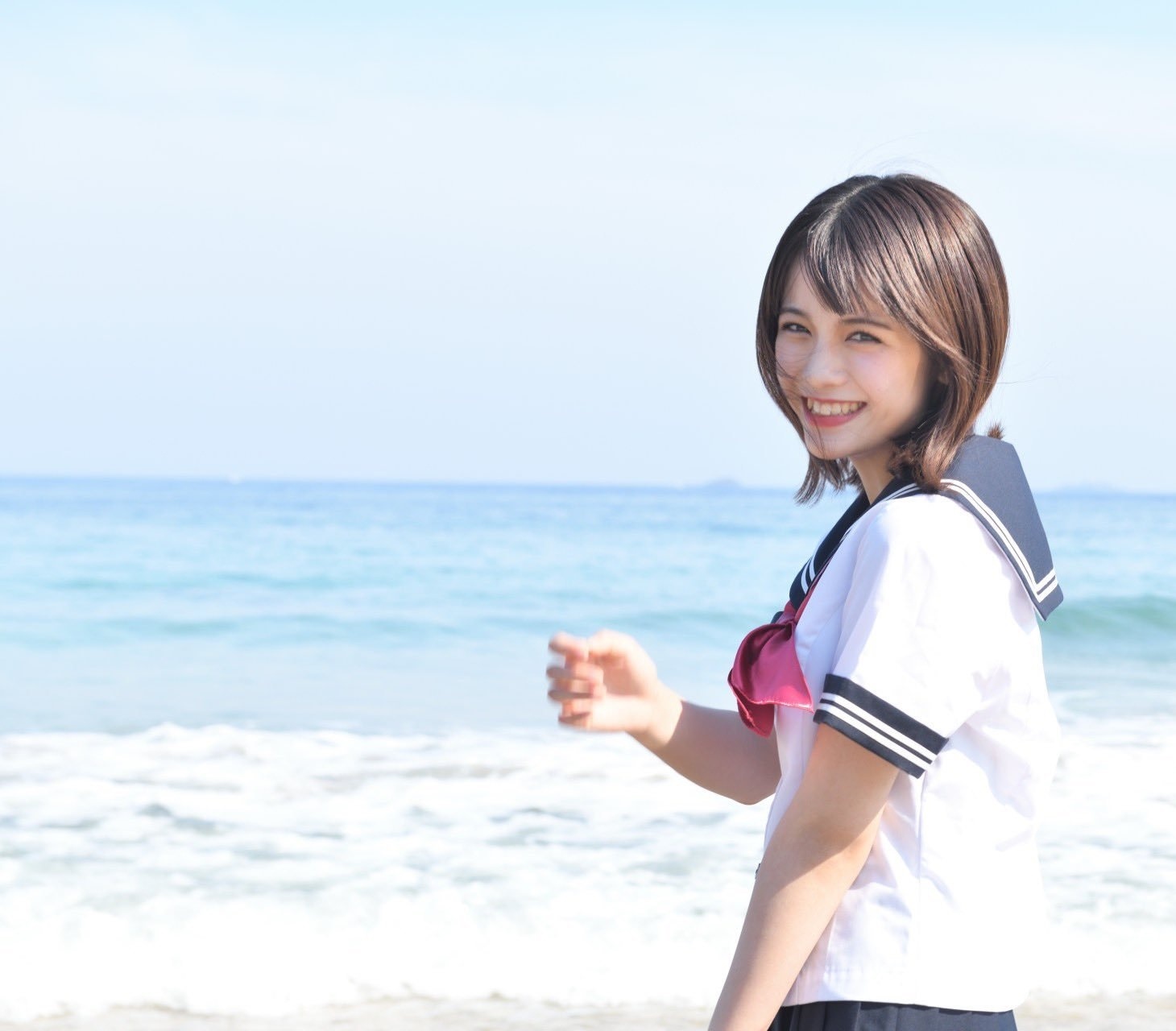 透明感小清新「村山优香」灿笑露虎牙