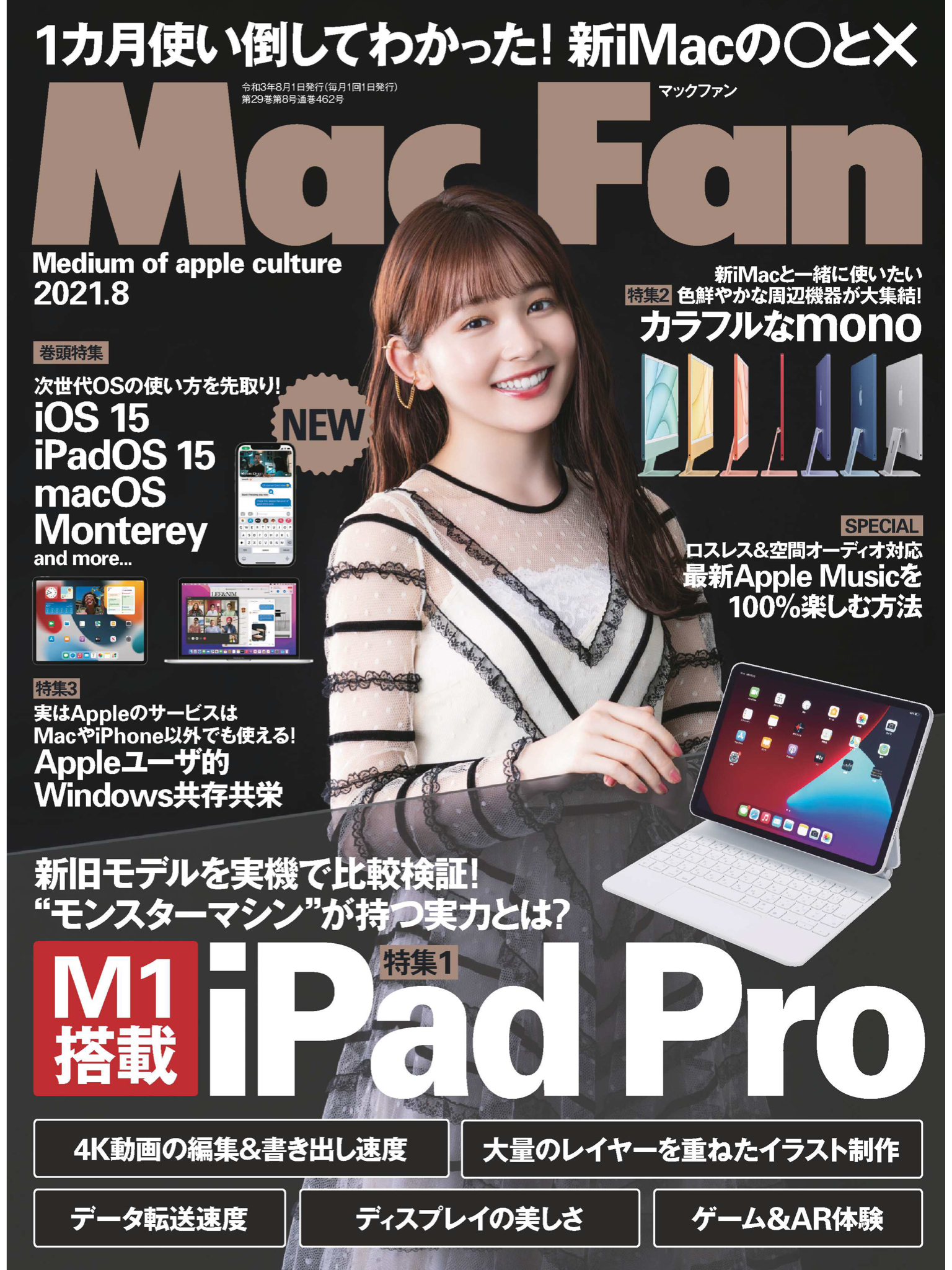 久间田琳加 Mac Fan 2021年8月号