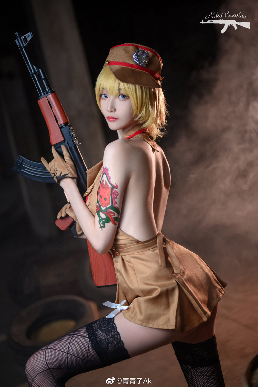 穿越火线角色穿越火线 @青青子Ak 灵狐者AK47