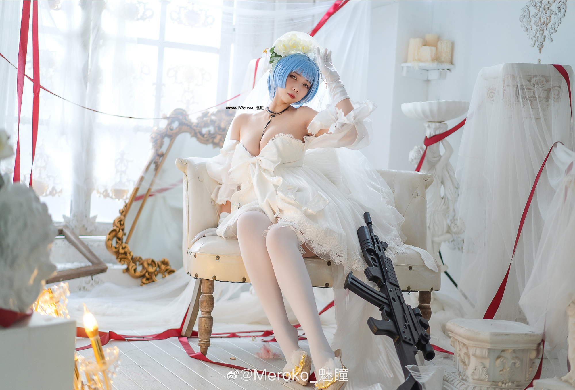 [Cosplay集图]@Meroko_魅瞳 少女前线 Zas M21 花之后的情愫