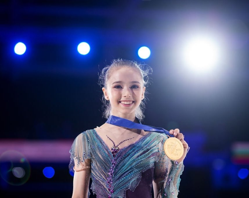 北京冬季奥运 15岁的俄罗斯少女卡米拉·瓦莉娃（Kamila Valieva）