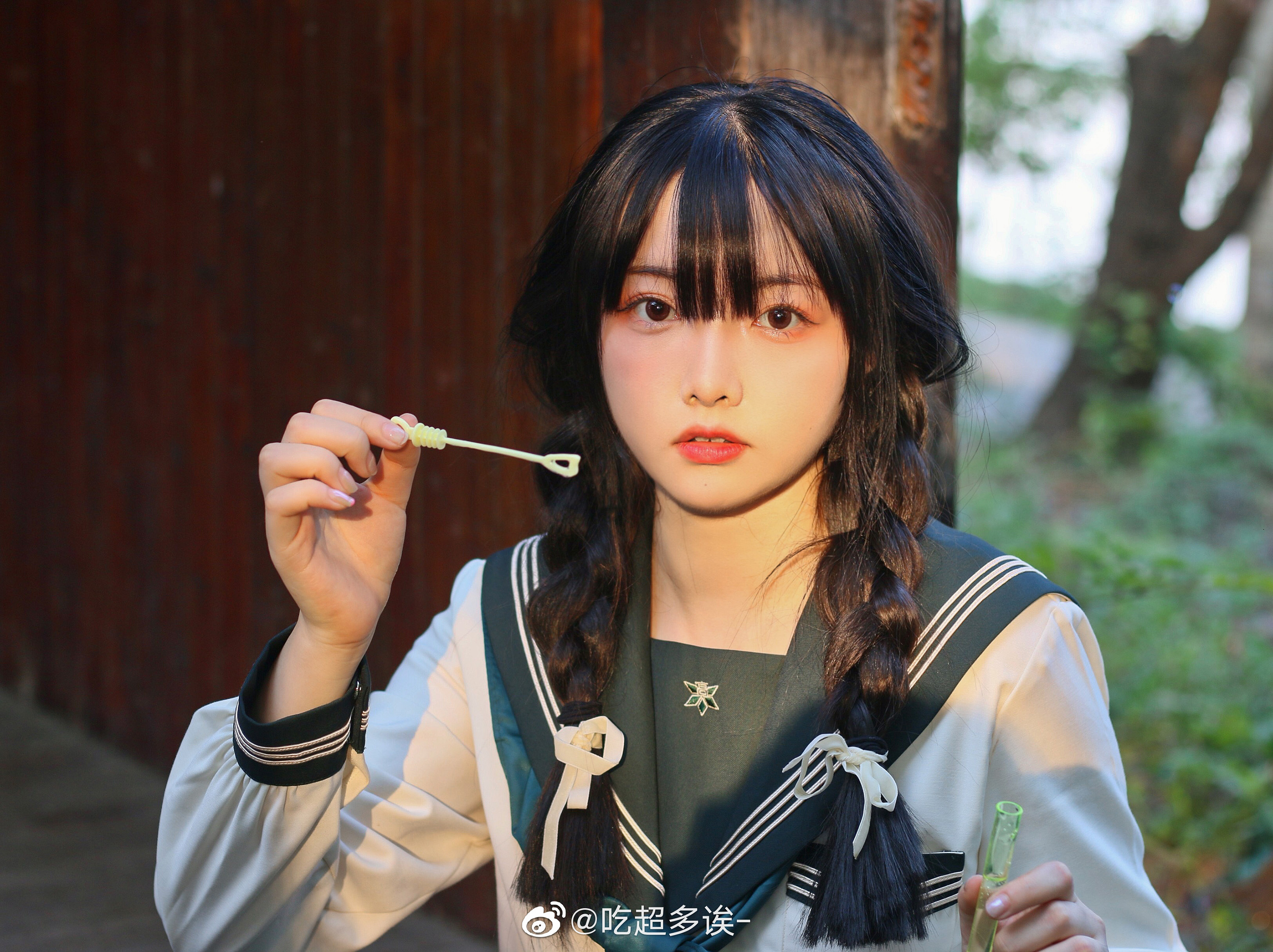 现在的学生妹穿JK真好看