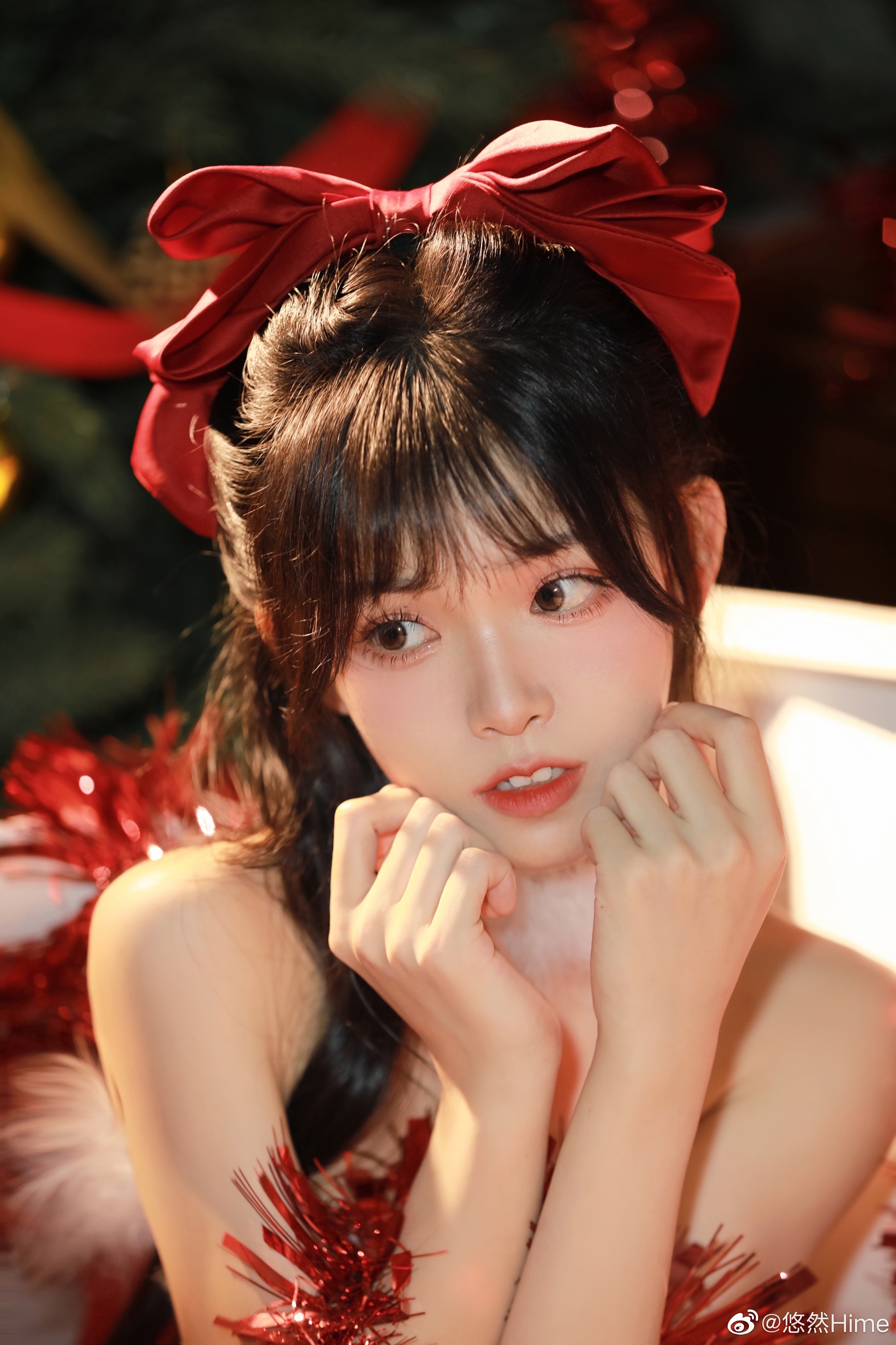 @悠然Hime 2021年圣诞节装扮