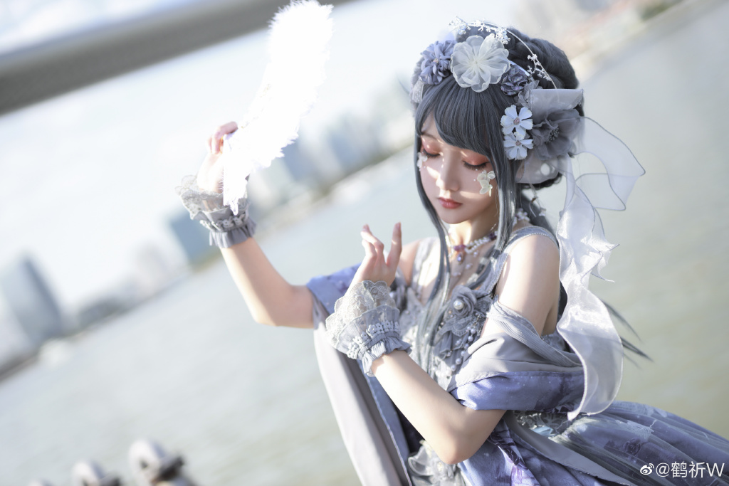 网络红人@鹤祈W 梦境人偶COS