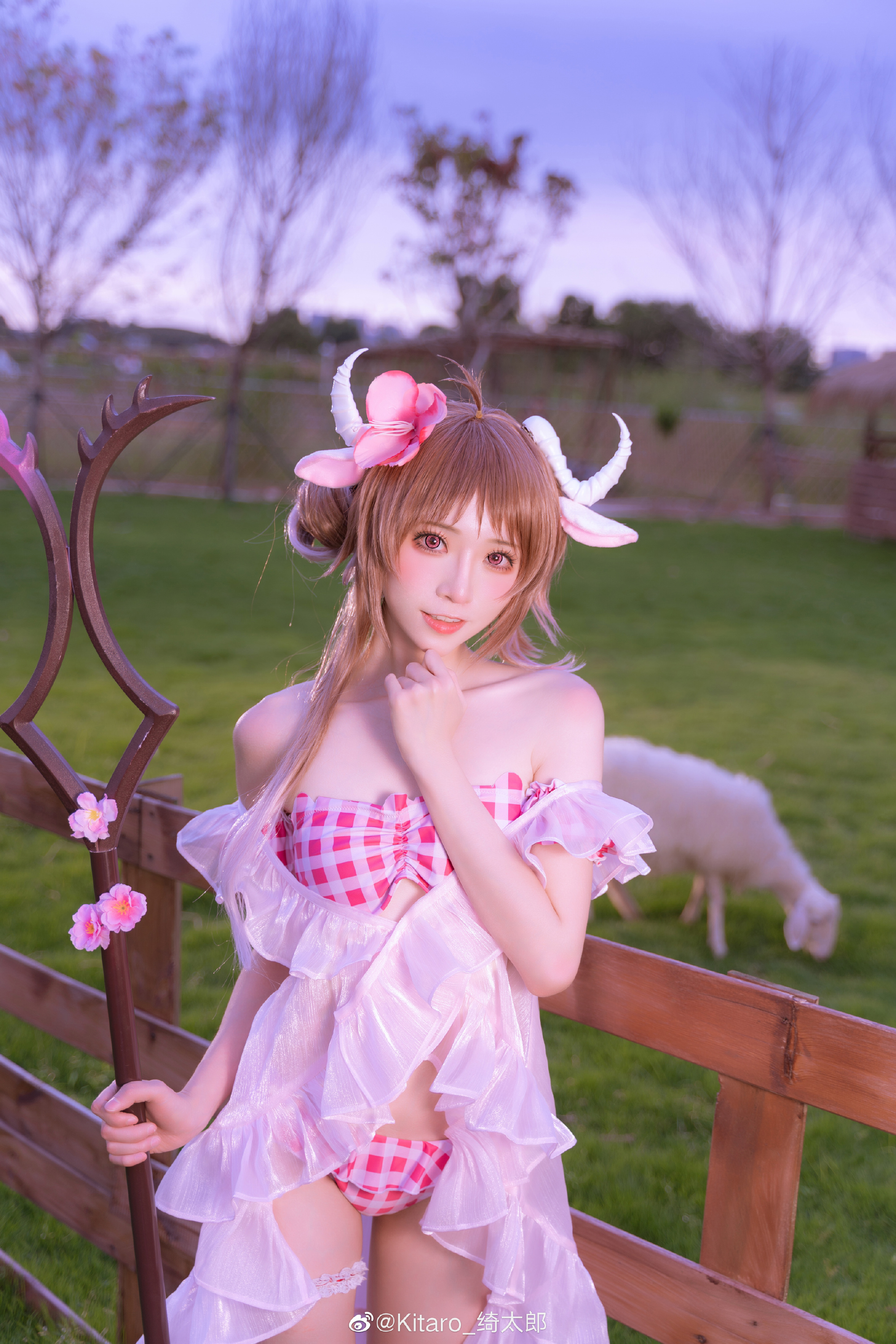 Kitaro_绮太郎 夏日cos配对挑战赛 艾雅法拉COS